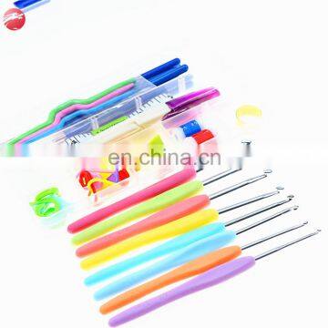 52Pcs Multicolour Aluminum Crochet Hook Knitting Kit Needles Set Weave Craft Yarn Stitches photo-5