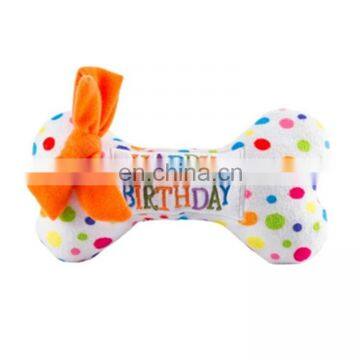 Soft Stuffing Cupcake Squeaky Dog Birthday Cake Plush Toy photo-7