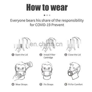 Protective Face Mask Alternative Mouth Masks Dust Mask Air Pollution Protection Personal Face Mask Earloop photo-4