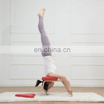 Headstand Bench-Yoga Wooden Chair-Headstand Stool-Ideal for Workout, Fitness and Gym -Stress Relieve and Body Building- photo-4