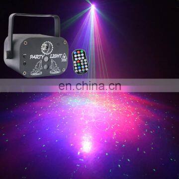 2021 New Design 2-hole Laser Pattern Light Nightclub Bar Atmosphere Decoration Laser Light Projector With Remote Control photo-5