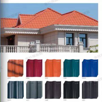 Waterproof Clay Curved Roof Tile, Hot Sale Ceramic Roof Tiles.