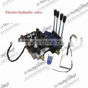 SJ-TECHNILOGY spool detent action oil valves ,electric hydraulic valve,electric remote control valve