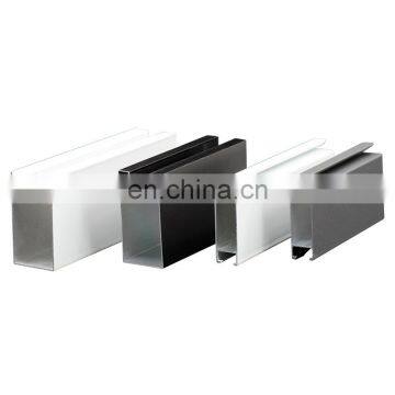 Big Furniture Customized Cheap 6063 Anodized Aluminium Sliding Door Aluminum Profile Manufacturers