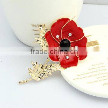 Wholsale Fashion Silver Gold Crystal Flower Pearl Men's Chair Sash Brooch photo-2