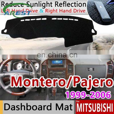 for Mitsubishi Pajero Shogun Montero 1999~2006 V60 V73 V77 Anti-Slip Mat Dashboard Cover Carpet Sunshade Dashmat Car Accessories