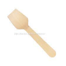 Wooden Ice Cream Spoon Disposable-Ice Cream Spade Spoons for serving ice cream and gelato