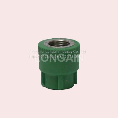 PPR Female Adaptor (Threaded Coupling)     PPR Copper Thread Female Elbow      ppr pipe fittings suppliers