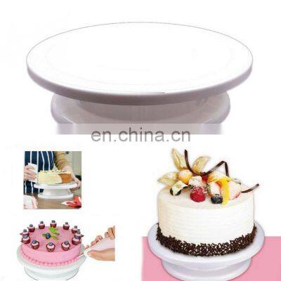 2017 Kitchen Cake Plate Revolving Decoration Stand Platform Turntable Round Rotating Swivel Christmas Baking Tool