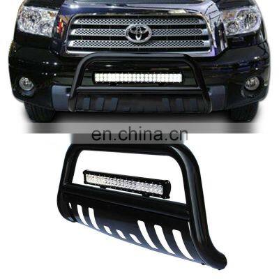 Black Bull Bar Brush Bumper Grille Guard +126W Led Light for Toyota Tundra 2007-2017