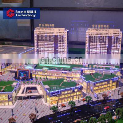 Exquisite shopping mall Architectural building  Model Maquette Model