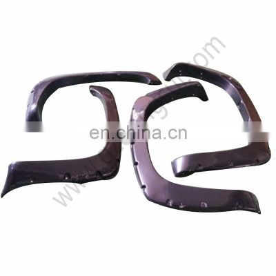 For Chevrolet  ABS Plastic Black Wheel Arch Fender Flare with rivet