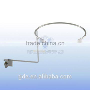 Metal Chrome Hat Display Rack for Slatwall photo-4