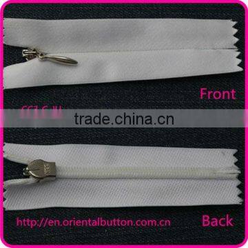 no.4 close-end jacquard tape invisible zipper