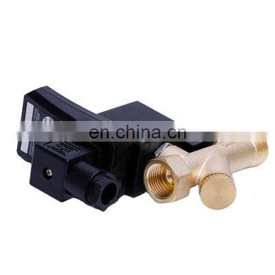 Standard G1/4 Automatic AC220V IP65 OPT-B Brass Body Water Mechanical Solenoid Valve Timer Electronic Drain