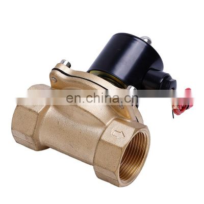 High Quality 2W250-25 Normally Closed Type G1 Electric AC220V Brass Pneumatic Air Oil Water Solenoid Valve