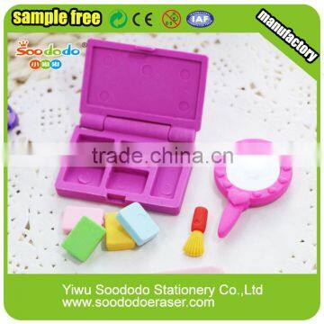 3D puzzle Custom make up box shaped erasers