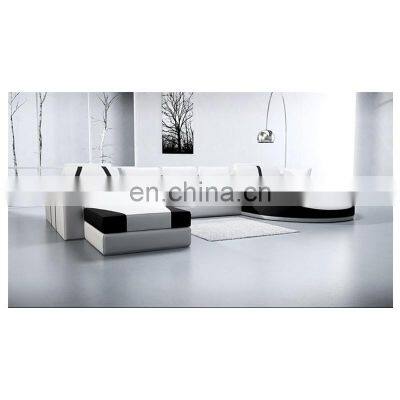 Pure White Genuine Leather Recliner Sofa Bed Top Level Leather Sofas Set Living Room Furniture Sets Couch Living Room Sofas