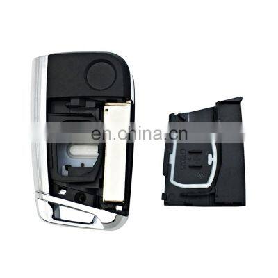 3 Buttons Flip Remote Cover Car Key Shell Housing Blank For VW MK7 Golf 7 Skoda Octavia Seat Passat Skoda Leon Auto Key photo-3