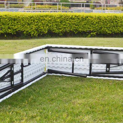 Multifunctional Outdoor High Quality Fold Away Chair White Simple Plastic Folding Chair Lightweight Folding Camping Chair photo-5