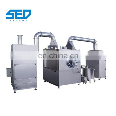 Candy Tablet Film Spray Coating Pan Machine With Video Technical Support