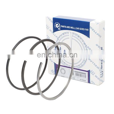 Ductile iron chrome plated Diesel part 107mm piston rings for cummins ISDE 3971297