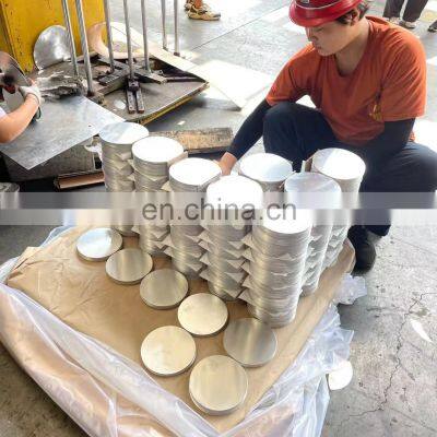 1050 1060 1100 h24 3003 5052 h14 6061 Alloy Round Disk Plate Aluminum Circle Disc for Kitchenware