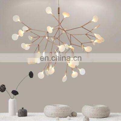 Long Branch Pendant Lighting Firefly Chandelier LED Hanging Lamps