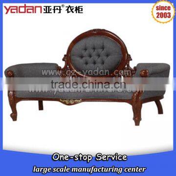 American Living Room Antique Furniture Pictures of Solid Wood Fabric Sofa Quality Choice photo-4