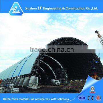China prefabricated space frame bulk storage