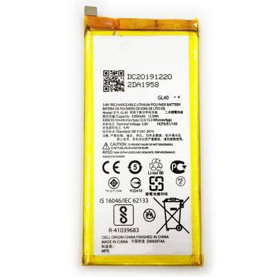 Rechargeable Batteries GL40 Battery For Motorola Moto Z PLAY 3.8V 3510mAh Lithium Ion Batteries