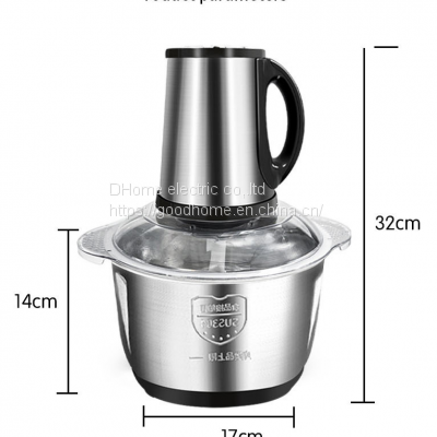 New Kitchen Home Power 5L Stainless Steel Meat Mincer Garlic Shredder（Wechat:13510231336） photo-2