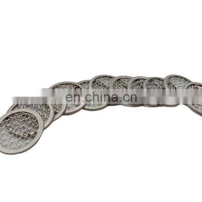 Customize size 304 stainless steel wire mesh metal filter disc