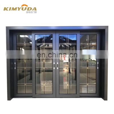 commercial storefront doors and windows thermal break aluminum commercial sliding door