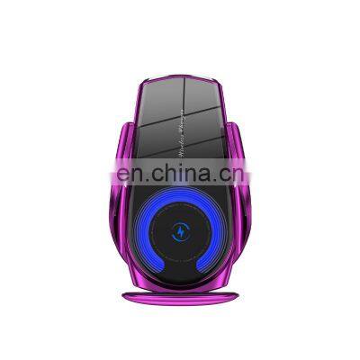 New Arrival K10 15w Infrared Auto-sensing Mobile Stand Phone Holder Car Phone Holder Wireless Car Charger
