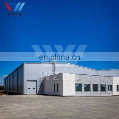 Steel Structure Building Manufacturer Warehouse High Quality Cover Prices Frame Metal Coated Profil Quick Hangar