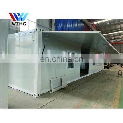 Cheap Price 20ft Flat Pack Container House With Awning & Fork Holes as Homes Office Shops Showing Room photo-3
