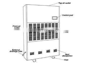 Hiross 218L/D Intelligent and Efficient Dehumidifier for Home Office Commercial Basement Energy Conservation photo-3