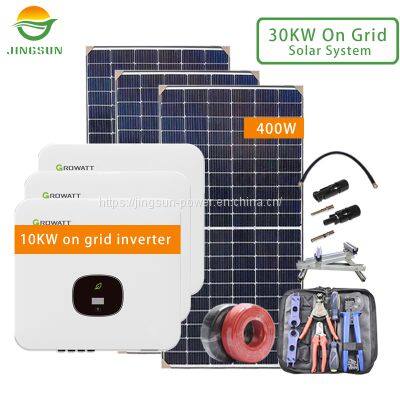 30kw on grid solar system