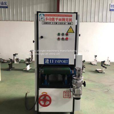 Hand Abrasive Belt Grinder Deburring Grinder Belt Metal Polishing Machine photo-3