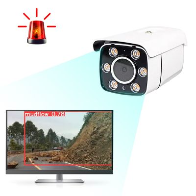 AI debris flow recognition camera artificial intelligence camera