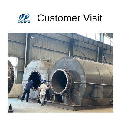 Continuous Scrap Rubber Tire Pyrolysis Plant