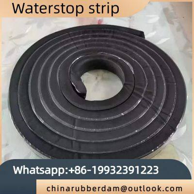 External adhesive rubber waterstop manufacturer 651, buried steel edge waterstop, tunnel culvert dam waterproof strip