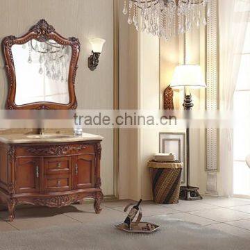 Classic soild wood bathroom cabinet set bathroom vanity