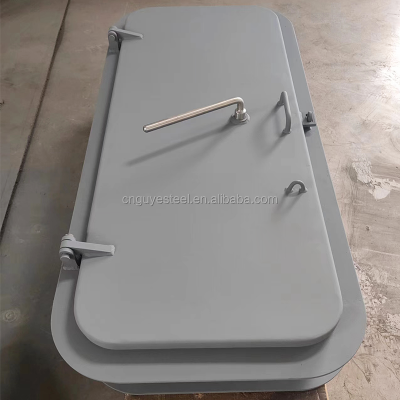 Customized Single Handle Steel Door for Ships Watertight and 12V Marine Product photo-5