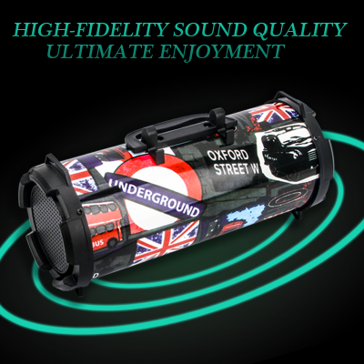 Outdoor HiFi Stereo Music Sound Box With Phone Holder Super Bass Audio Portable Wireless Blue Tooth BT Speaker photo-2