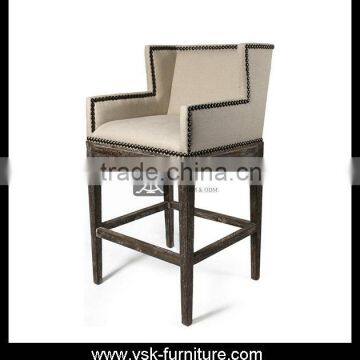 BC-158 Antique Vinegar Western Style Bar Chair