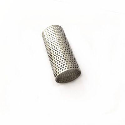 Customized Stainless Steel Perforated Metal Filter Tube For Filtration Industry