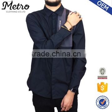 Custom Latest Style Mens Different Contrast Color Shirts