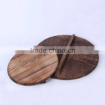 Hot sale high quality firwood pot cover for cookware